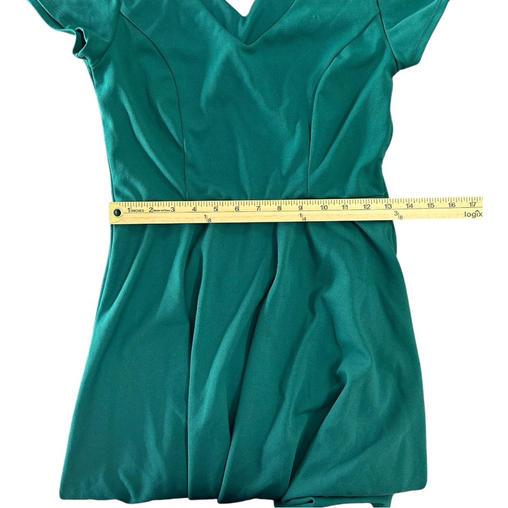 Alya Women’s Short Sleeve V Neck Fit & Flare Mini Dress‎  Sz M - Picture 4 of 8